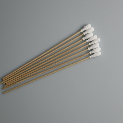 Baumwollknospen-Putzlappen des Polyester-Kopf-150mm medizinischer fusselfreier Cleanroom-Putzlappen