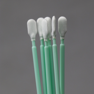 China-Lieferanten-besonders langer Griff Cleanroom-fusselfreier runder Terylen-Spitzen-Polyester-Putzlappen