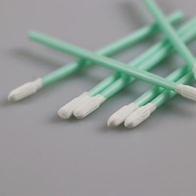 China-Fertigungs-industrieller grüner Griff-Wegwerf-Polyester-Putzlappen für Elektronik