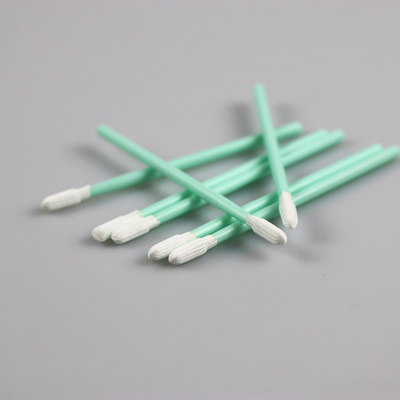 China-Fertigungs-industrieller grüner Griff-Wegwerf-Polyester-Putzlappen für Elektronik