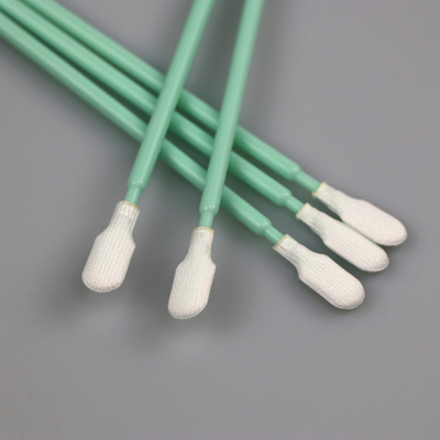 China-Lieferanten-besonders langer Griff Cleanroom-fusselfreier runder Terylen-Spitzen-Polyester-Putzlappen