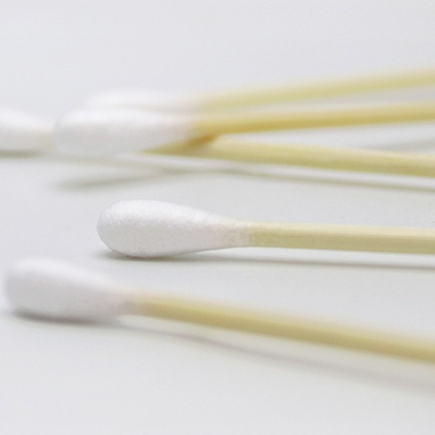 Doppelte Kopf-biologisch abbaubare 75mm Bambusbaumwollknospen