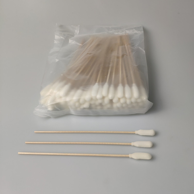 Einzelner medizinischer Schaum-Putzlappen des Paket-Holzgriff-15cm
