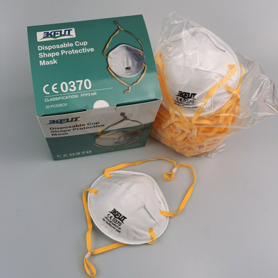 Ausgezeichnete Durchlässigkeits-Wegwerfgesichtsmaske-Schalen-Respirator der Luft-FFP3
