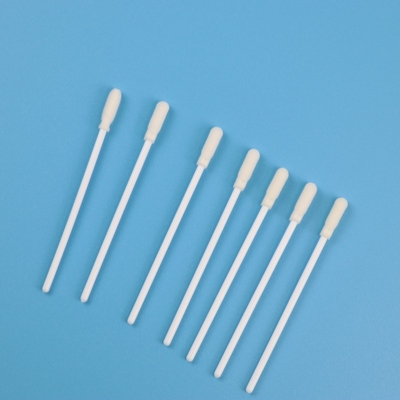 Einzelner eingewickelter 8cm Exemplar-Sammlungs-Putzlappen, PCR-Nasenabstrich