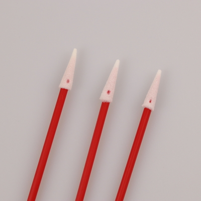 100pcs haftet industrieller Gebrauch rote pp. Mini Pointed Foam Swab For-Kopfhörer-Reinigung