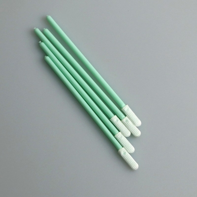 70mm Doppeltes strickten flachen Mini Head Polyester Swab Applicator mit pp. haften