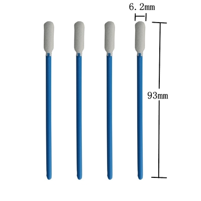 93mm wischt fusselfreie industrielle Schaum-Reinigung Stock-blauen Griff auf