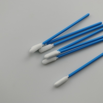 93mm wischt fusselfreie industrielle Schaum-Reinigung Stock-blauen Griff auf