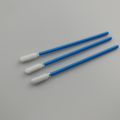 93mm wischt fusselfreie industrielle Schaum-Reinigung Stock-blauen Griff auf