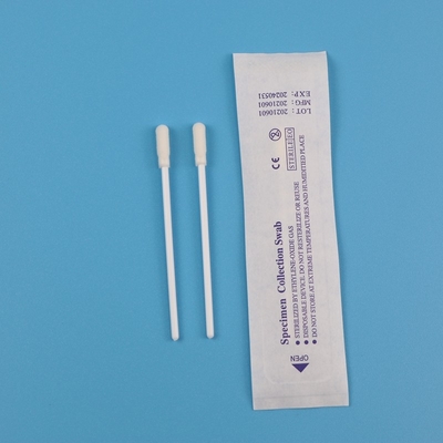 Medizinischer 8cm steriler Mundexemplar-Sammlungs-Putzlappen mit pp. haften