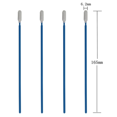 Fusselfreie industrielle Schaum-Spitzen-Reinigung wischt 165mm Länge auf