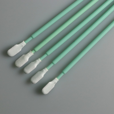 Wischen langer Griff gestrickter Polyester-Spitze Cleanroom fusselfreies auf