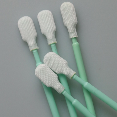 Wischen langer Griff gestrickter Polyester-Spitze Cleanroom fusselfreies auf