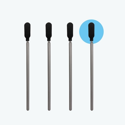 Fusselfreier industrieller Gebrauch schwarzer Cleanroom-Schaum-Putzlappen mit Grey Stick