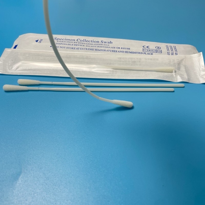 150 mm lange sterile EO-Schaumprobenabstriche für die germenfreie Probenabnahme