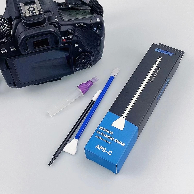 Lintfreie Soft Sensor Reinigungsschablonen für die Kamera Absorptionsmikrofiber V-Form Einzelverpackung
