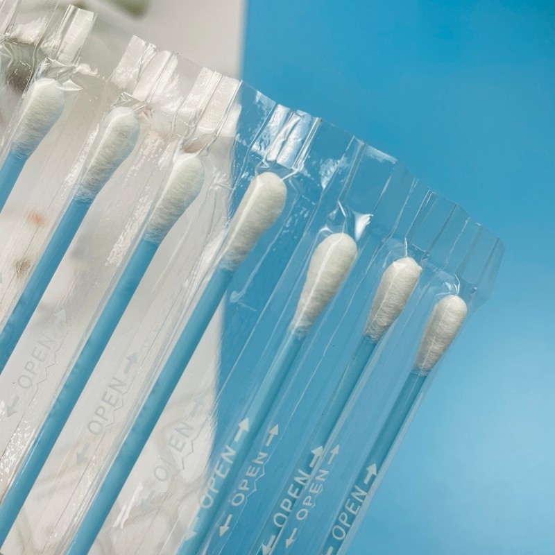 Professionelle Salon-Wattestäbchen einzeln verpackt, runde / spitze Spitzen für Wimpernverlängerungen und Spa-Anwendungen