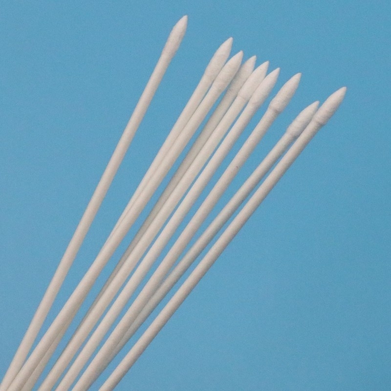 BB-013 Biologisch abbaubare Papierstick Mini Spitzen Reinraum Q Tipps Industrie Reinigung Baumwolle Bud Swab Huby Stick