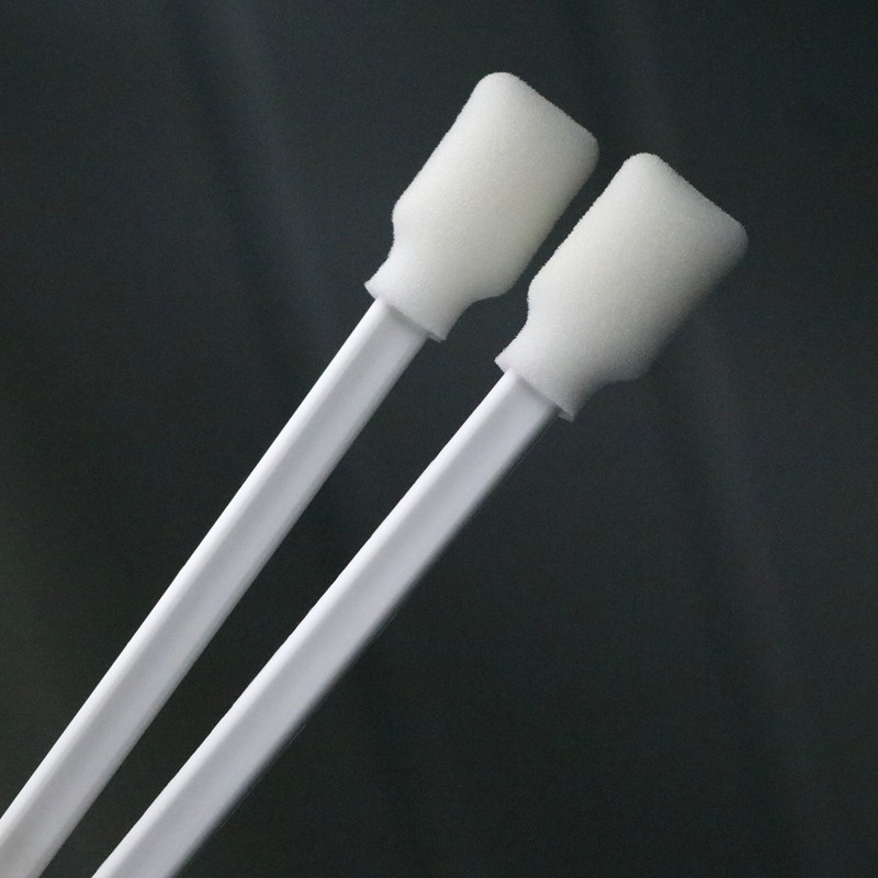 707 Einweg-Weißer PP-Stick-Quadrat-Sponge-Stick-Medizinischer Schaum-Swab-Applikator für die Wundpflege