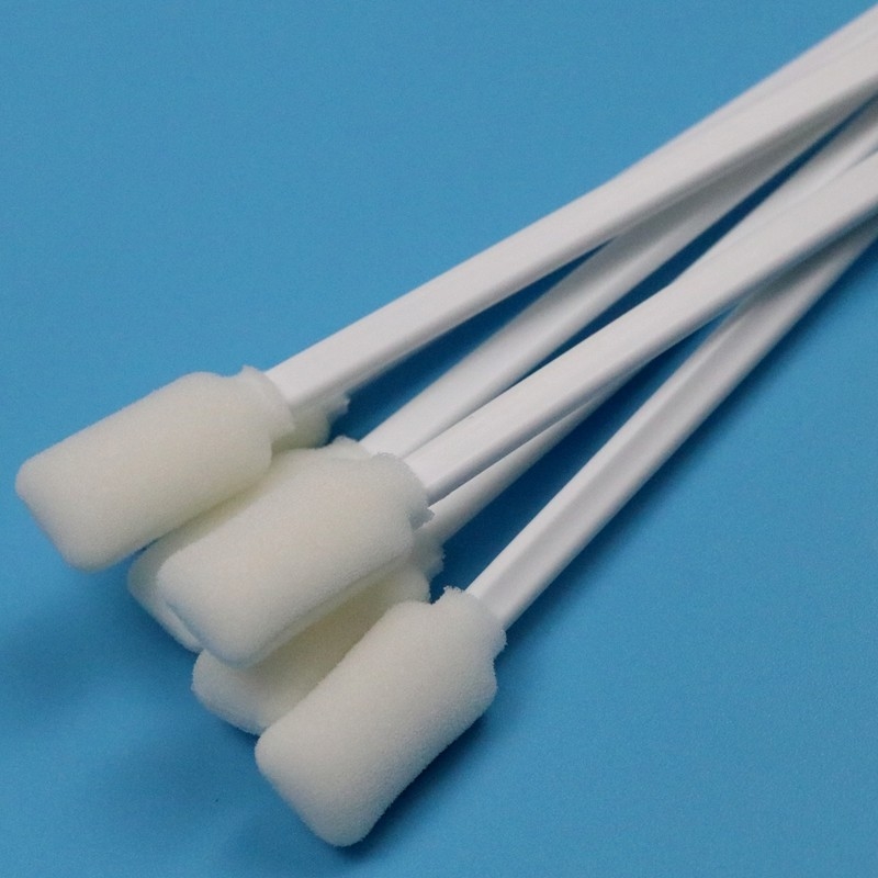Lintfreie weiße PP-Stick-Quadratsponge-Swab Roland-Drucker-Reinigungsschaum-Swab Lieferanten