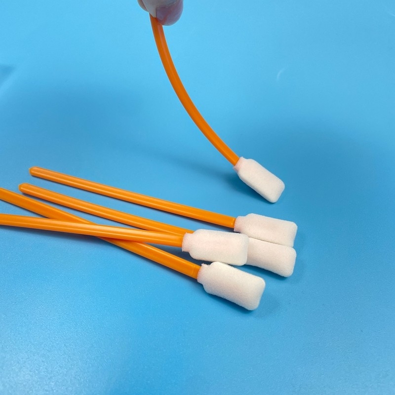 Mehrzweck 5 Zoll Reinigungsschablonen Orange Rechteck Schaum Tipps Dauerhafte PP-Griffe Nicht Vergießen Design