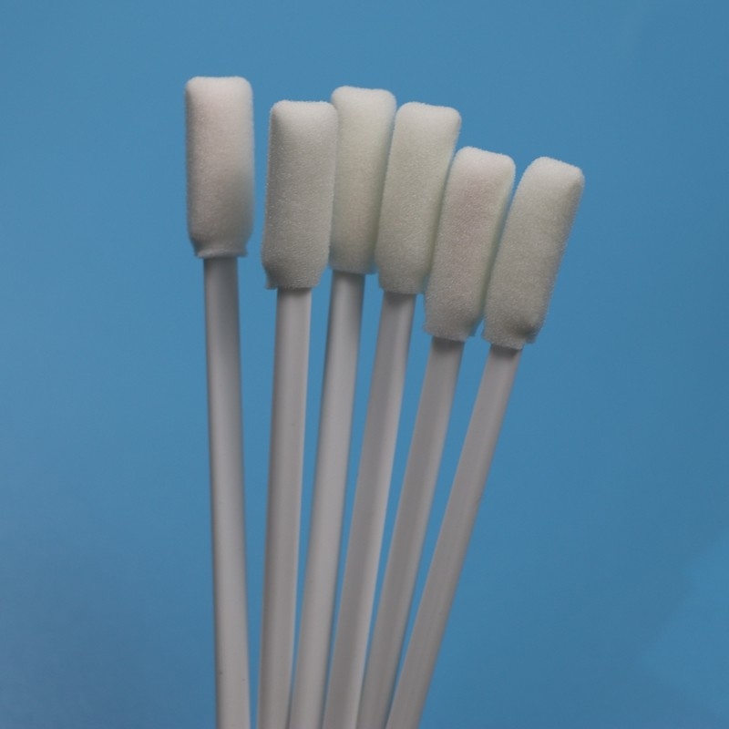 TX712 Lint-freier weißer PP-Stick 10mm Rechteckiger Reinraum-Swab-Drucker