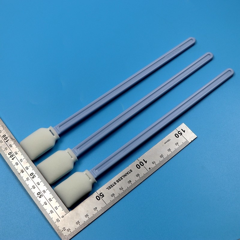 228mm Lint-frei Blau Langgriff Rechteckige Reinraum-Swab Großformat Drucker Reinigung Schaum-Swab