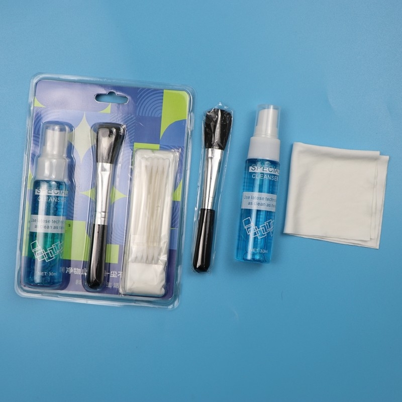 3 in 1 Mikrofaser Wipes Camra Reinigungskit mit Flüssigkeit