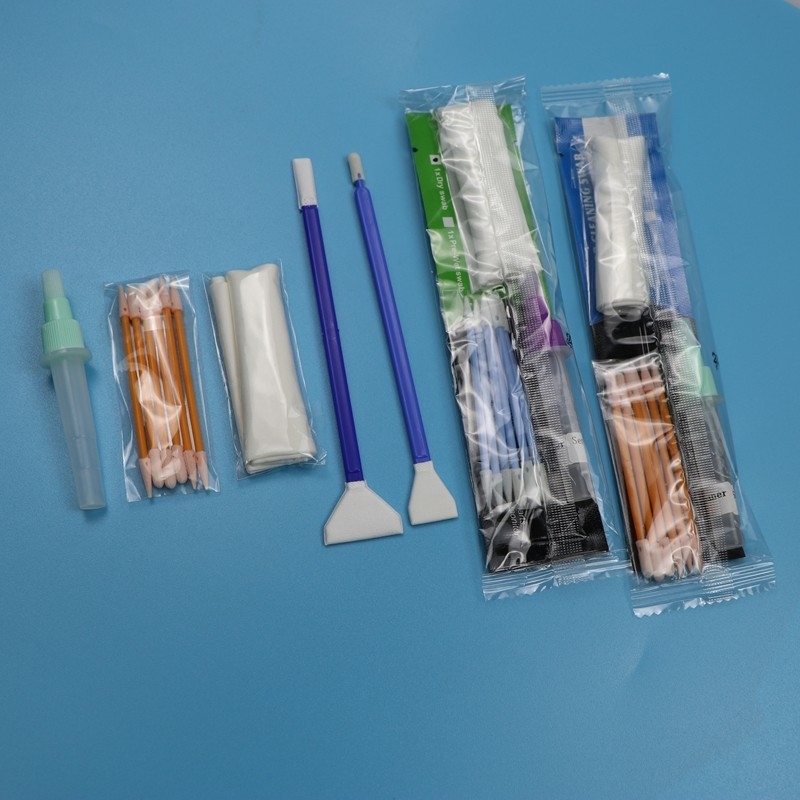 4 in 1 tragbares V-förmiges Mikrofasersensor-Swab APS-C-Kamera-Reinigungskit mit Lösung