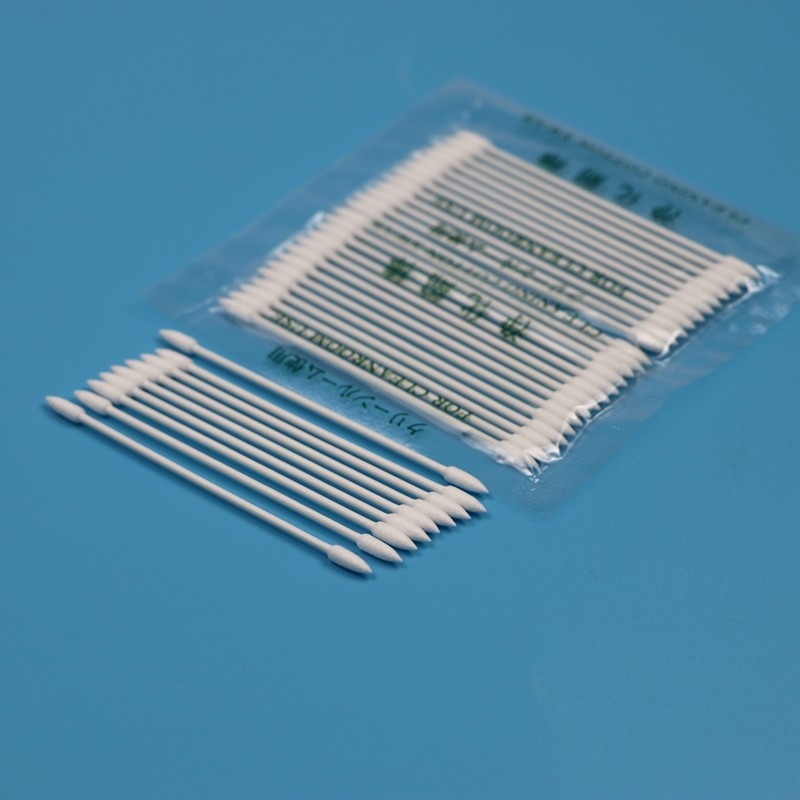 BB-003 Umweltschutzfreundliche Papierstangen 3 mm Kleine Spitzen-Baumwollkugeln Kosmetische Qtips Reinraum-Baumwollschablonen