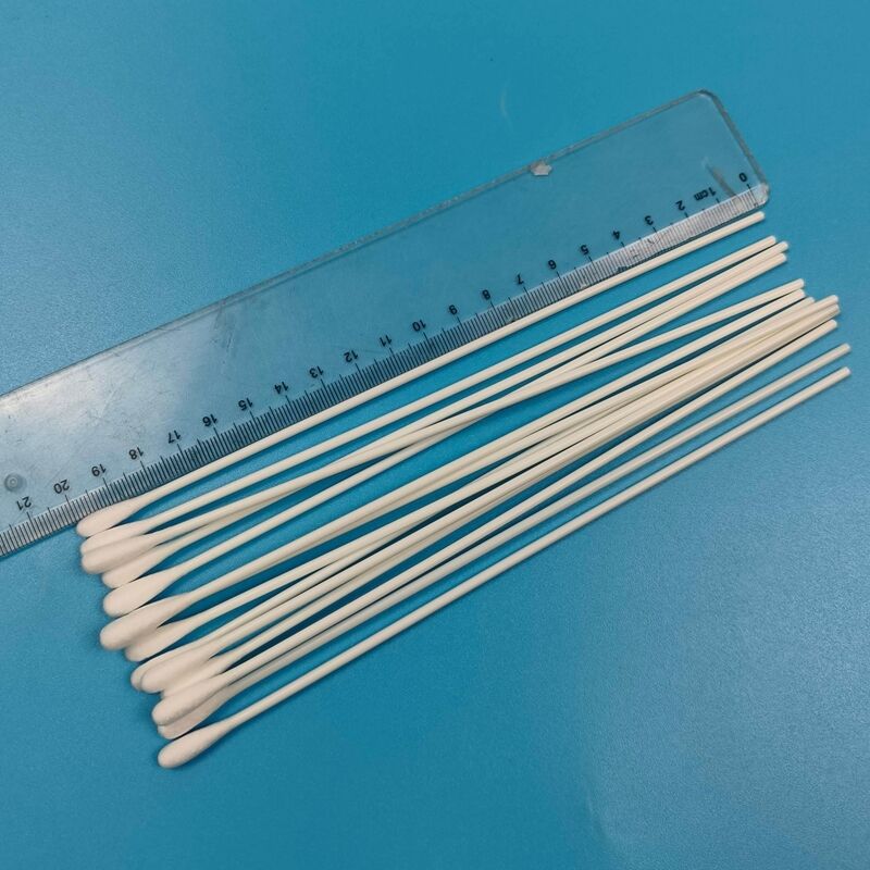 20 cm lange Einweg-Wattestäbchen aus PP mit chemikalienbeständigem Wattestäbchen für das Labor