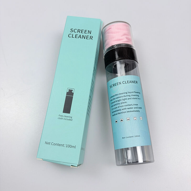 Bildschirmreinigungsspray mit Mikrofasertüchern – sicher für Objektive und Elektronik in den Größen 30/60/80/100/120 ml