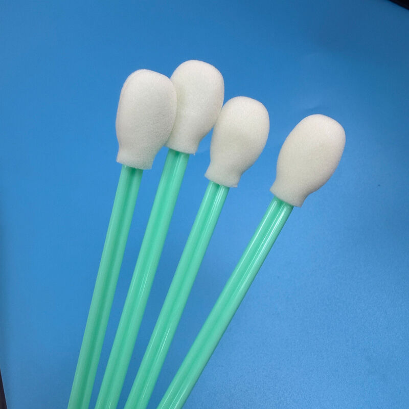 180 mm rundes Sponge Swab - grüner Griff, 50 Stück - für AC-Lüftungen, Dash-Risse, Sitzspuren und Entfrostungsgitter - Automotive
