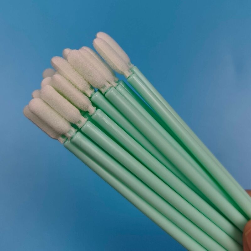 TX709 Grüner PP-Stick, Präzisions-Reinigungsschwamm, Tupfer, Reinraum-Schaumstoffspitze, Detaillierungstupfer, Elektronik-Reinigungstupfer
