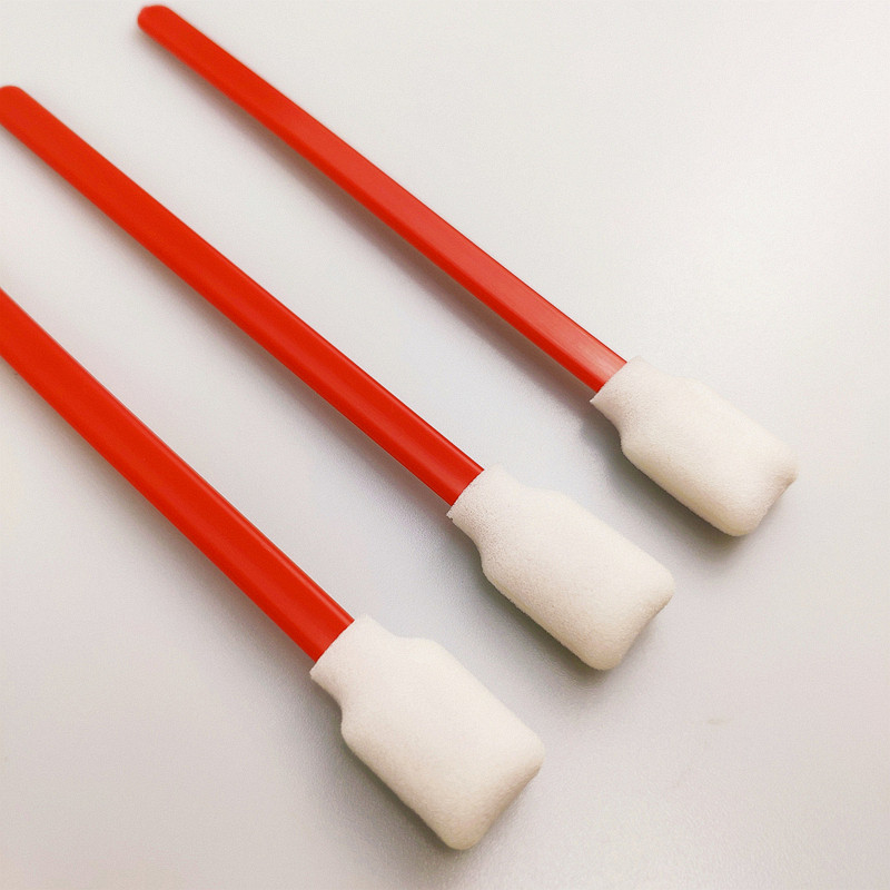 TX707 Typ Schaumsponge Gesamtlänge 128 mm Rotstäbchen Reinraumsponge